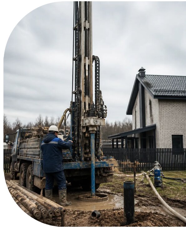 Бурение скважин на воду под ключ в Камне-на-Оби от 121800 р. | АПаруса-Кно